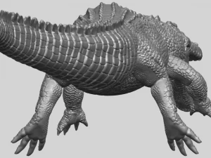 alligator 01 3D Print Model
