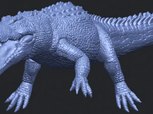 alligator 01 3D Print Model