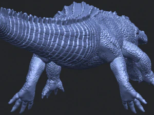 alligator 01 3D Print Model