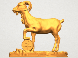 goat 03 Modelo de impresión 3D