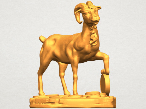 goat 03 Modelo de impresión 3D