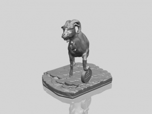 goat 03 Modelo de impresión 3D
