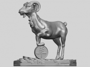goat 03 Modelo de impresión 3D