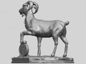 goat 03 Modelo de impresión 3D