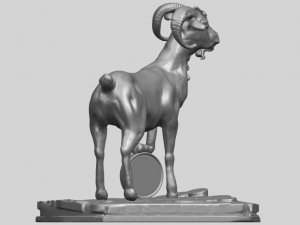 goat 03 Modelo de impresión 3D