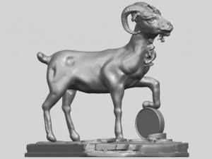 goat 03 3D Print Model