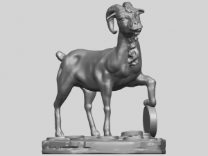 goat 03 Modelo de impresión 3D