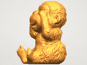 monkey a03 Modelo de Impressão 3D