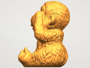 monkey a03 Modelo de Impressão 3D
