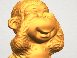 monkey a03 Modelo de Impressão 3D