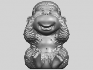 monkey a03 Modelo de Impressão 3D