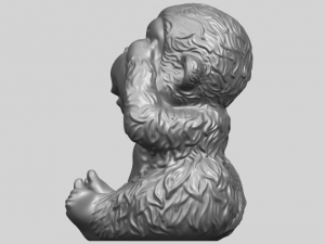 monkey a03 Modelo de Impressão 3D