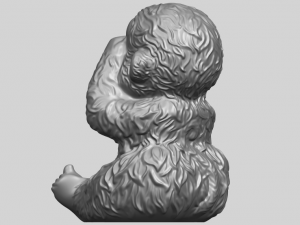 monkey a03 Modelo de Impressão 3D