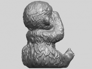 monkey a03 Modelo de Impressão 3D
