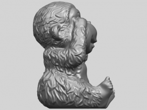 monkey a03 Modelo de Impressão 3D