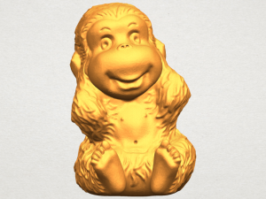 monkey a02 3D Print Model