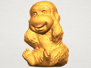 monkey a02 3D Print Model