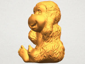monkey a02 3D Print Model