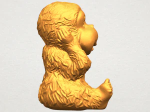 monkey a02 3D Print Model