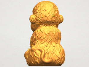 monkey a01 3D Print Model