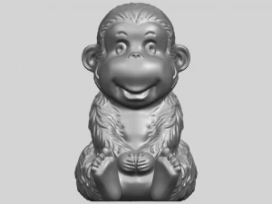 monkey a01 3D Print Model