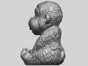 monkey a01 3D Print Model