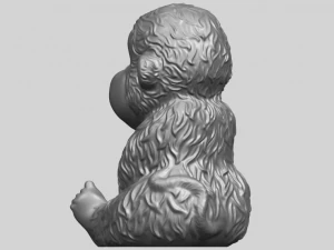 monkey a01 3D Print Model
