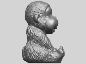 monkey a01 3D Print Model