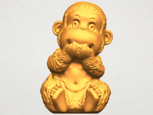 małpa a04 Model do druku 3D