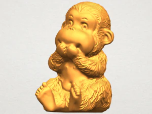 monkey a04 3D Print Model