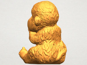 monkey a04 3D Print Model
