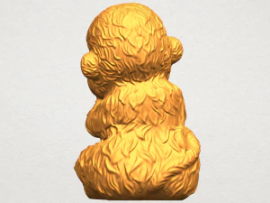 monkey a04 3D Print Model