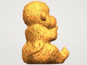 monkey a04 3D Print Model