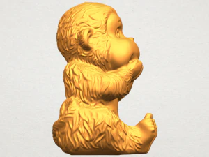 monkey a04 3D Print Model