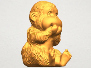 monkey a04 3D Print Model