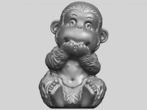 monkey a04 3D Print Model