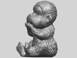 monkey a04 3D Print Model