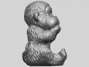 monkey a04 3D Print Model