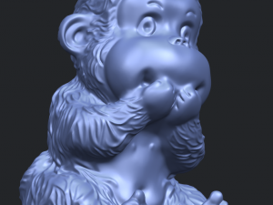 monkey a04 3Dプリントモデル