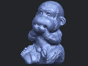 monkey a04 3Dプリントモデル