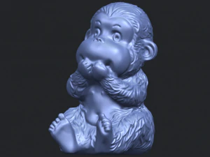 monkey a04 3D Print Model