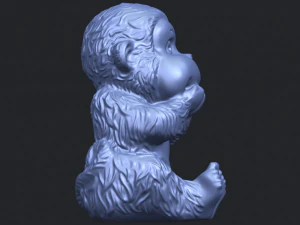 monkey a04 3D Print Model