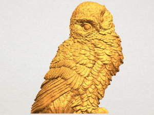 owl 04 3Dプリントモデル
