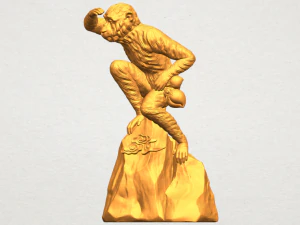 scimmia a06 Modello di stampa 3D