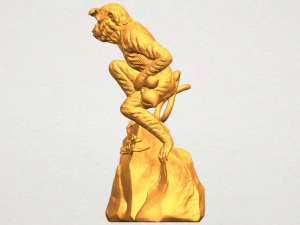 scimmia a06 Modello di stampa 3D