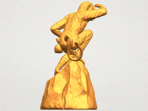 scimmia a06 Modello di stampa 3D