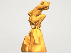 scimmia a06 Modello di stampa 3D