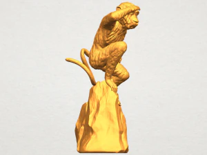 scimmia a06 Modello di stampa 3D