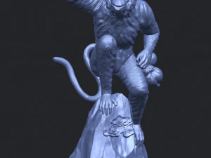 scimmia a06 Modello di stampa 3D