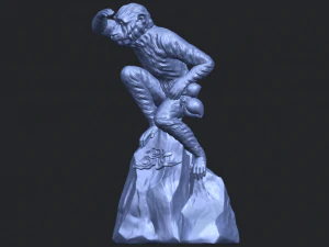 scimmia a06 Modello di stampa 3D